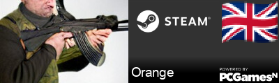 Orange Steam Signature