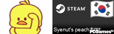 Syenut's peach fuzz Steam Signature