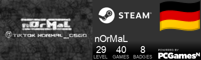 nOrMaL Steam Signature