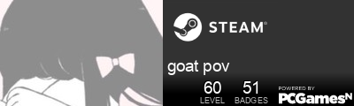 goat pov Steam Signature