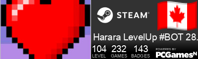 Harara LevelUp #BOT 28:1 Steam Signature