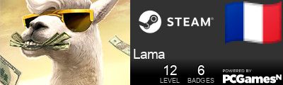 Lama Steam Signature