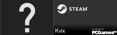 Kvix Steam Signature