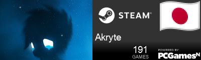 Akryte Steam Signature