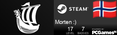 Morten :) Steam Signature