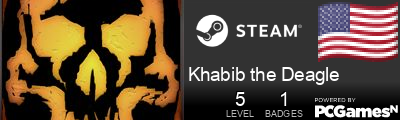 Khabib the Deagle Steam Signature