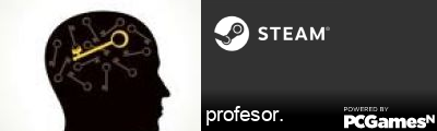profesor. Steam Signature