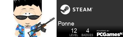 Ponne Steam Signature