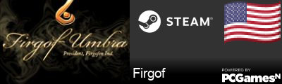 Firgof Steam Signature