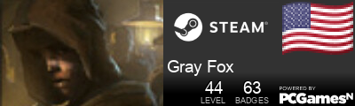 Gray Fox Steam Signature