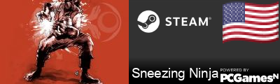 Sneezing Ninja Steam Signature
