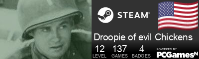 Droopie of evil Chickens Steam Signature