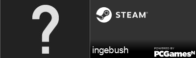 ingebush Steam Signature