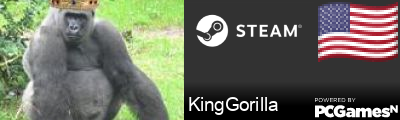 KingGorilla Steam Signature