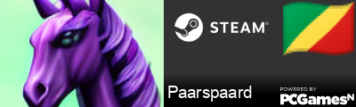 Paarspaard Steam Signature