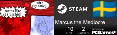 Marcus the Mediocre Steam Signature
