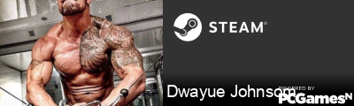 Dwayue Johnsom Steam Signature
