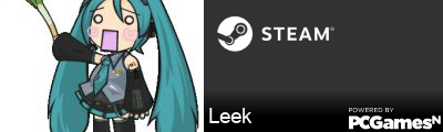 Leek Steam Signature