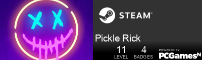 Pickle Rick Steam Signature