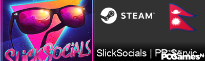 SlickSocials | PR Services Steam Signature