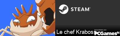 Le chef Kraboss Steam Signature
