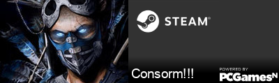 Consorm!!! Steam Signature