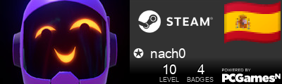 ✪  nach0 Steam Signature