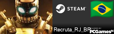 Recruta_RJ_BR Steam Signature