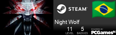 Night Wolf Steam Signature
