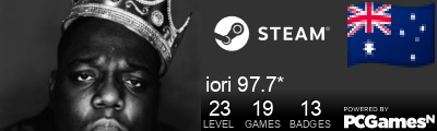 iori 97.7* Steam Signature