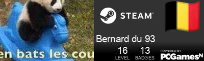 Bernard du 93 Steam Signature