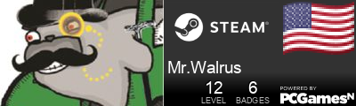 Mr.Walrus Steam Signature