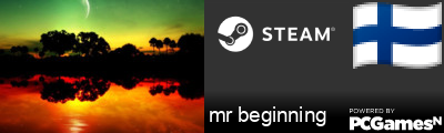 mr beginning Steam Signature