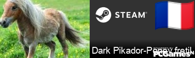 Dark Pikador-Poney fretillant Steam Signature
