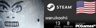 waruikoohii Steam Signature
