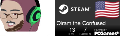 Oiram the Confused Steam Signature