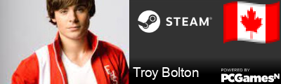 Troy Bolton Steam Signature