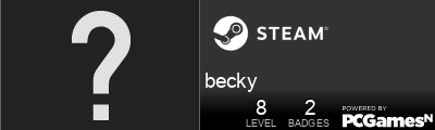 becky Steam Signature