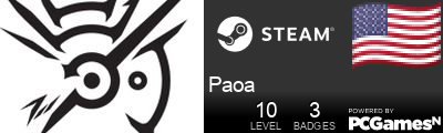 Paoa Steam Signature