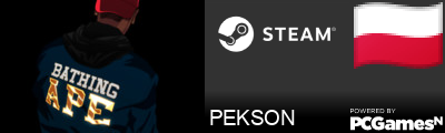 PEKSON Steam Signature