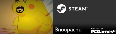 Snoopachu Steam Signature