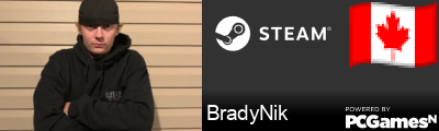 BradyNik Steam Signature