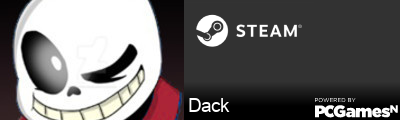 Dack Steam Signature