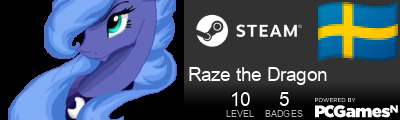Raze the Dragon Steam Signature