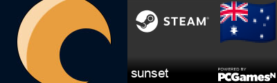 sunset Steam Signature