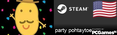 party pohtaytoe Steam Signature