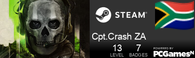Cpt.Crash ZA Steam Signature