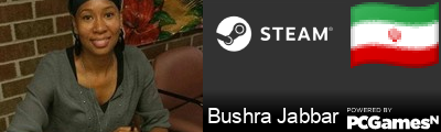 Bushra Jabbar Steam Signature