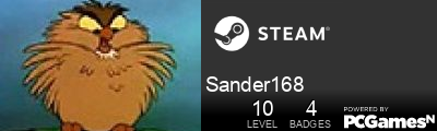 Sander168 Steam Signature
