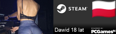 Dawid 18 lat Steam Signature